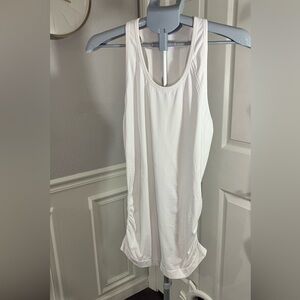 Athleta White Sleeveless Tank Top